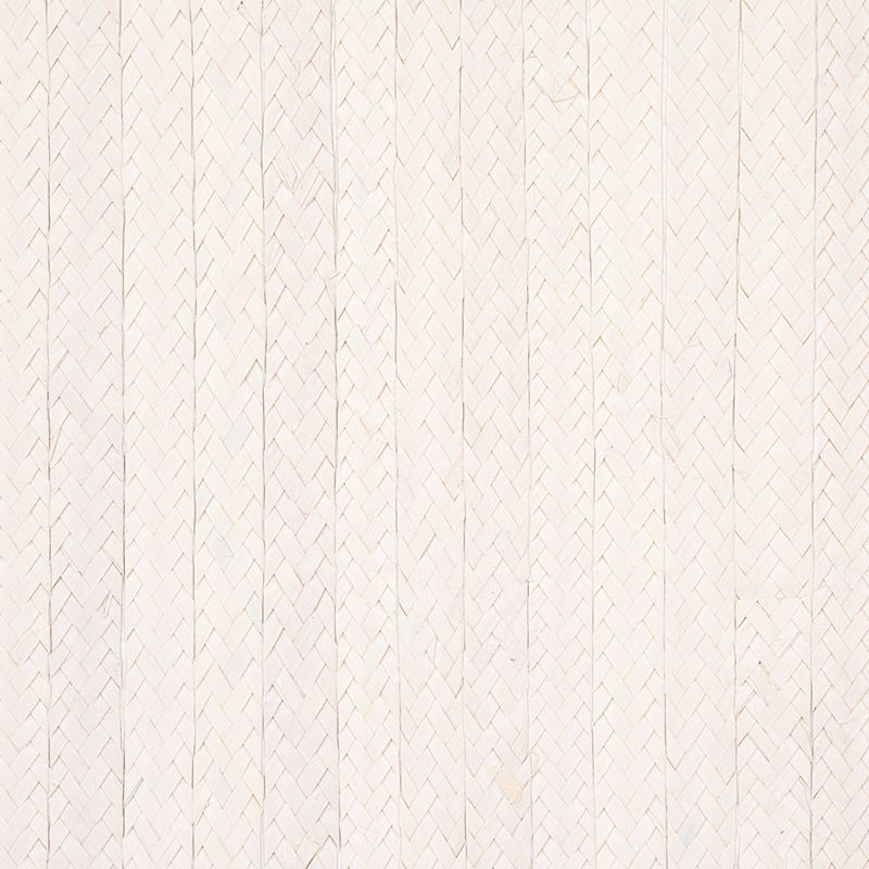 Schumacher Wallpaper 5010191 Braided Buri Ivory