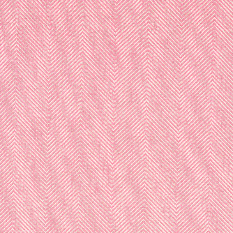 Schumacher Wallpaper 5010235 Herringbone Paperweave Pink