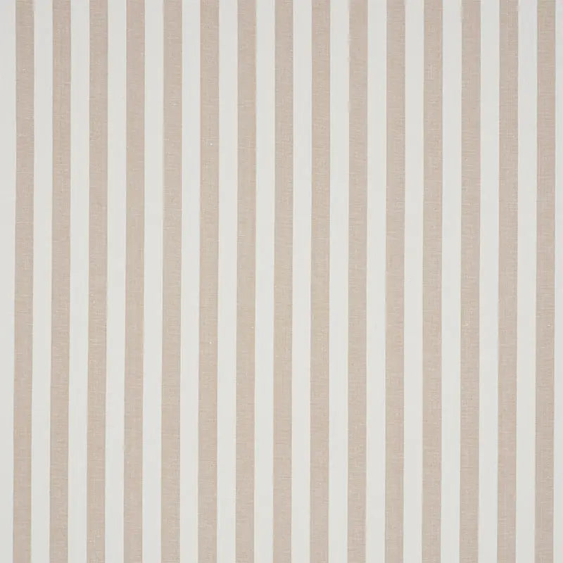 Schumacher Wallpaper 5010251 Linen Stripe Sand