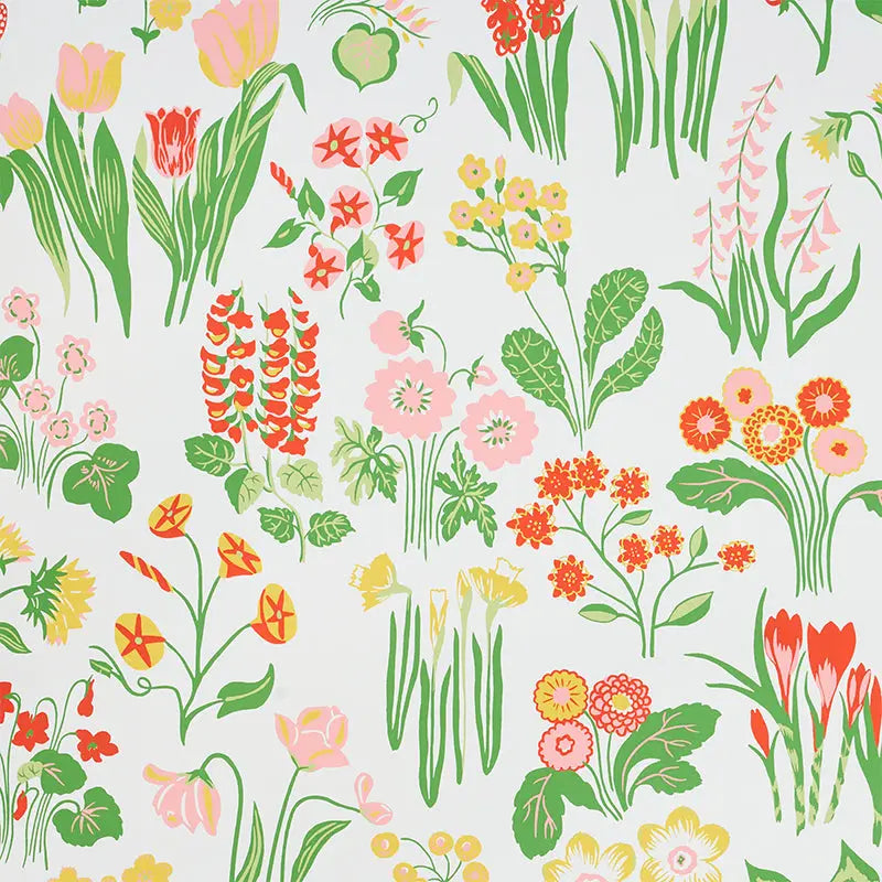 Schumacher Wallpaper 5010770 Carly Pink