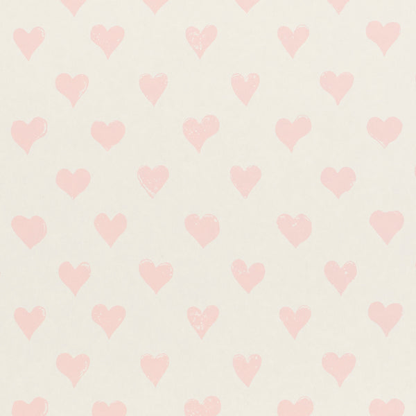 Schumacher Wallpaper 5011160 Hearts Pink