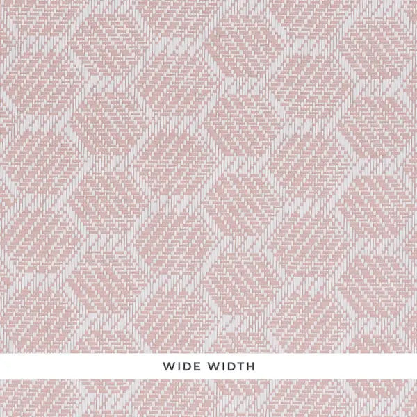 Schumacher Wallpaper 5011280 Abaco Paperweave Blush