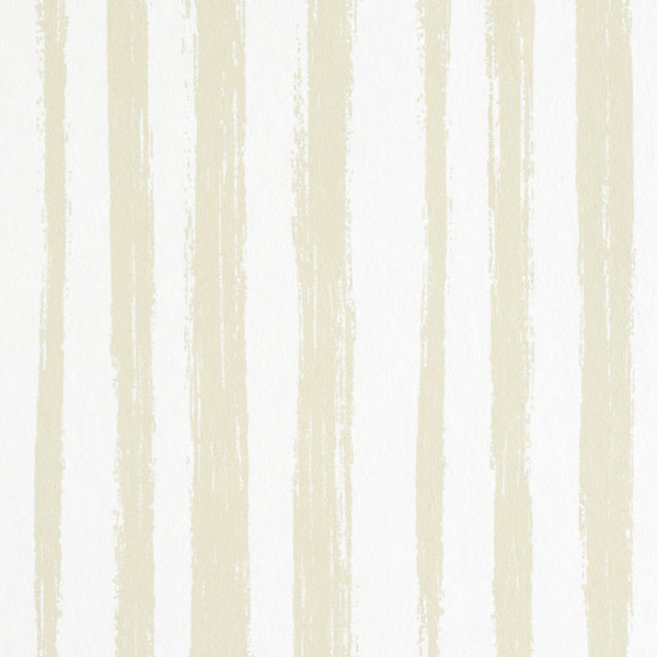 Schumacher Wallpaper 5011540 Sketched Stripe Natural