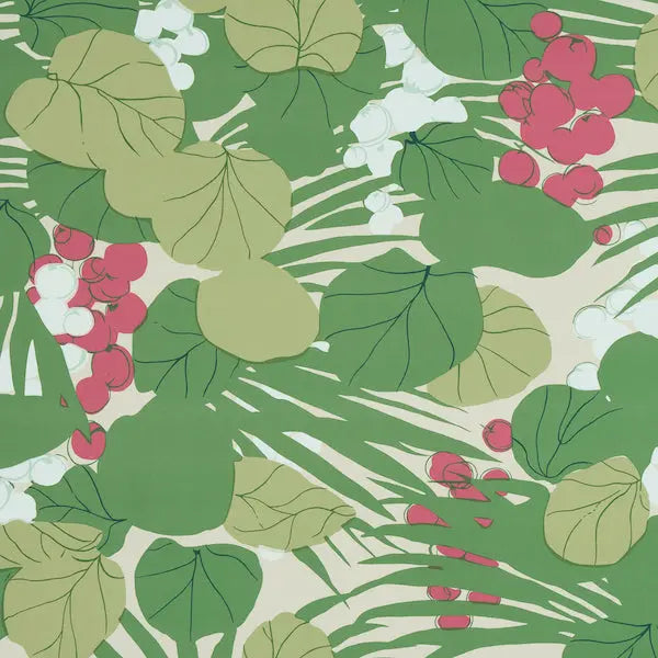 Schumacher Wallpaper 5011731 Sea Grapes Tropical