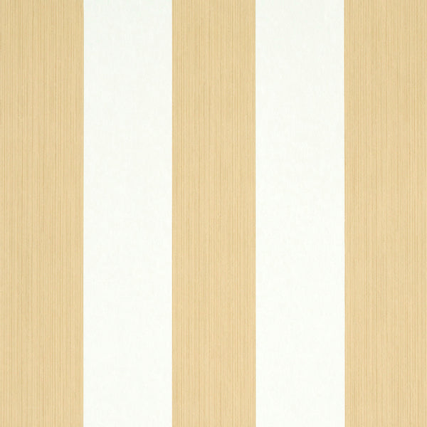 Schumacher Wallpaper 5011912 Edwin Stripe Wide Wheat