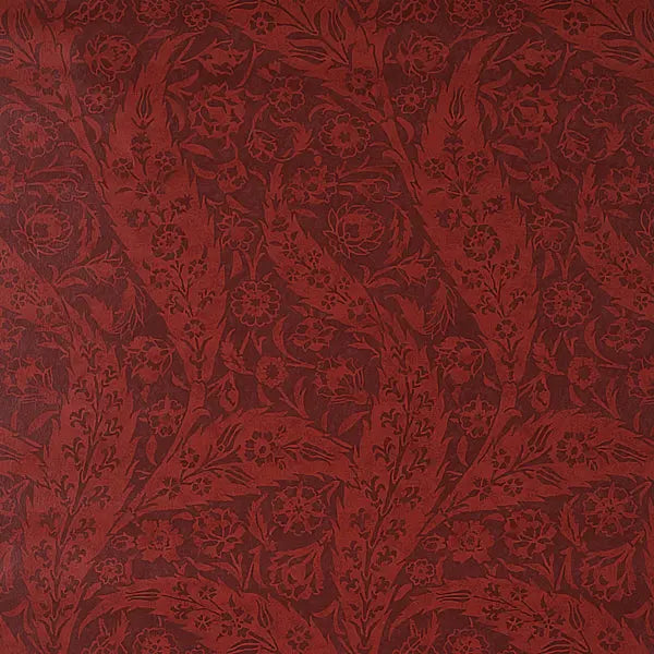 Schumacher Wallpaper 5012902 Saz Paisley Burgundy