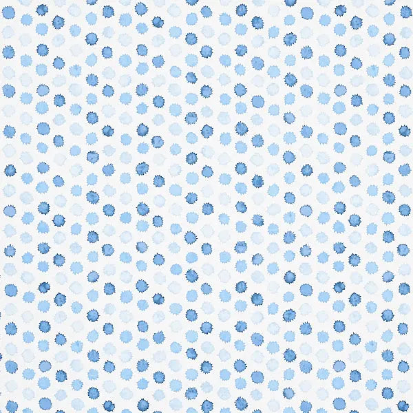 Schumacher Wallpaper 5013100 Mini Bursts Blues