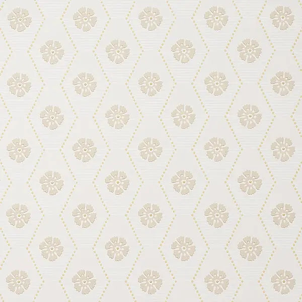 Schumacher Wallpaper 5013162 Hive Bloom Sand