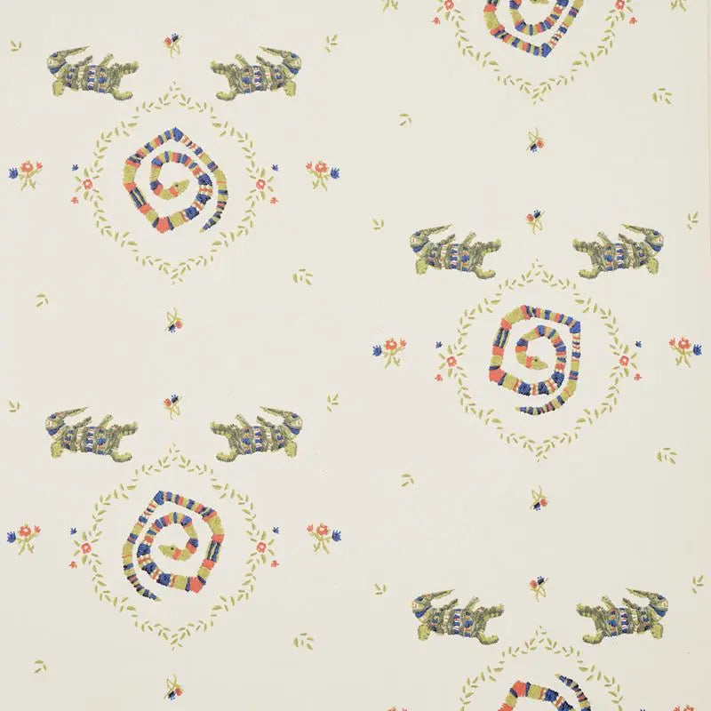 Schumacher Wallpaper 5014190 Reptilia Bright Multi