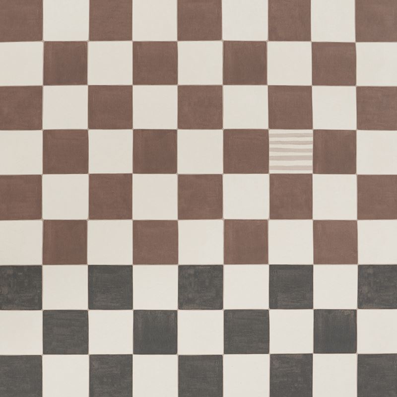 Schumacher Wallpaper 5014263 Gambit Panel Cocoa & Charcoal