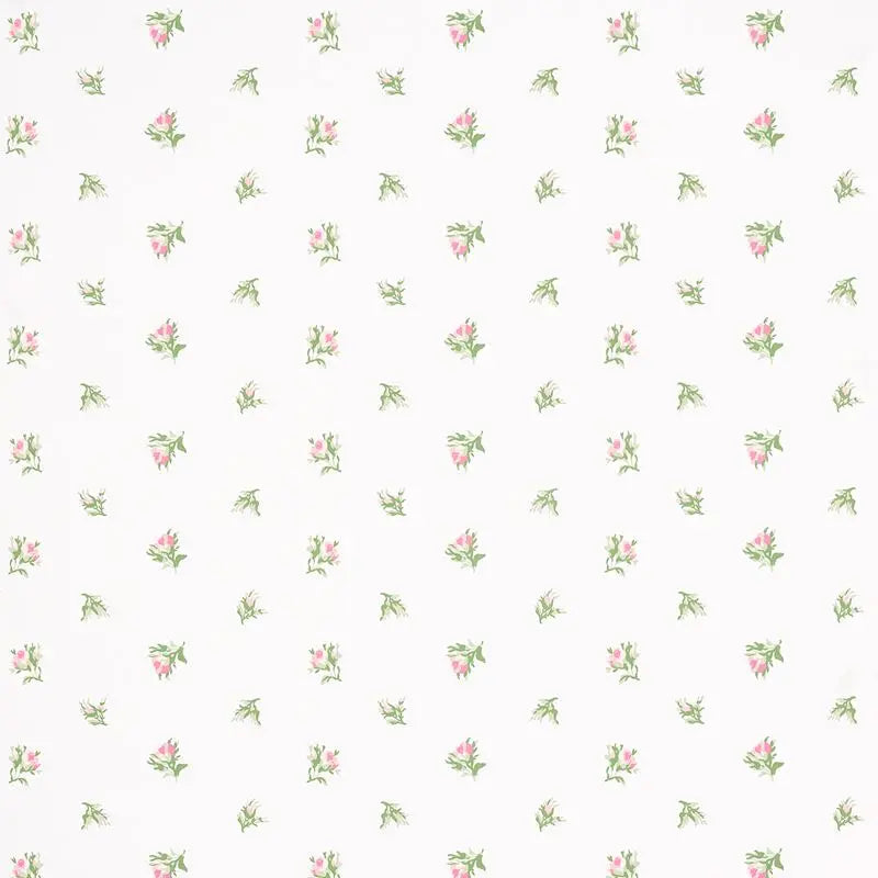 Schumacher Wallpaper 5014742 Margie Floral Rose