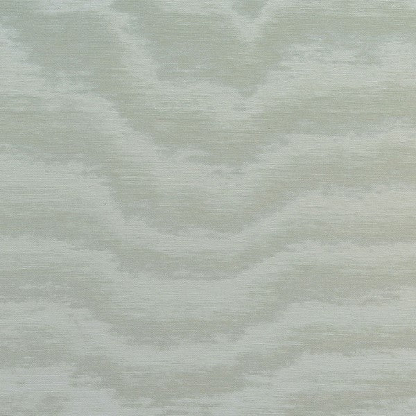 Schumacher Fabric 51917 Aria Moire Aqua