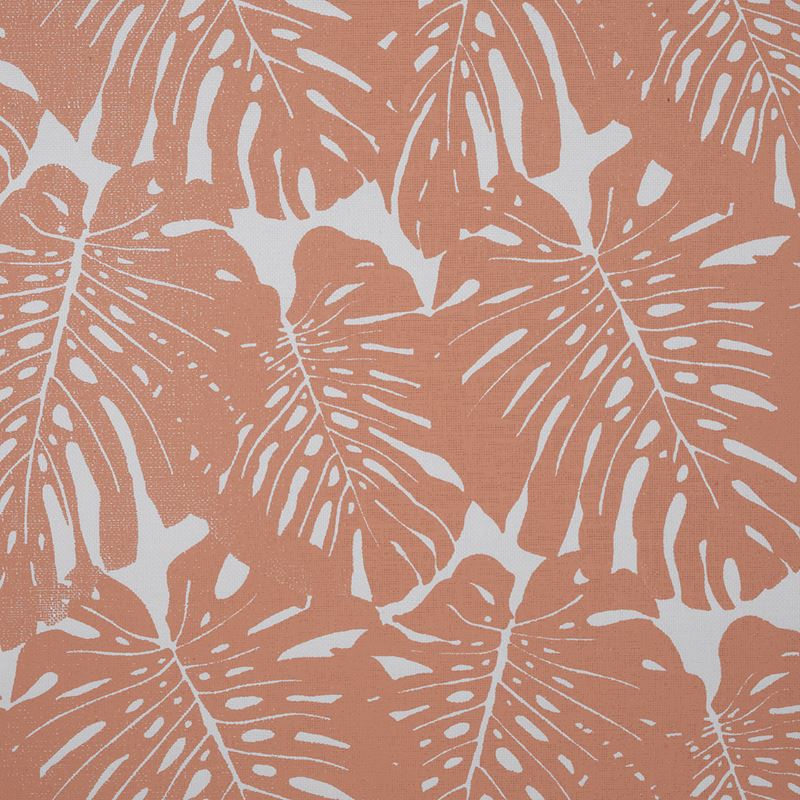 Phillip Jeffries Wallpaper 5338 Jacks Jungle Coral On White Paperweave