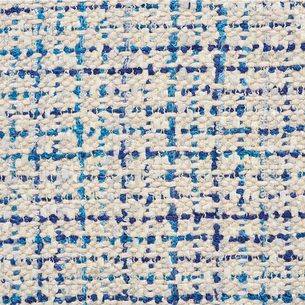 Schumacher Fabric 54235 Babe's Tweed Blue