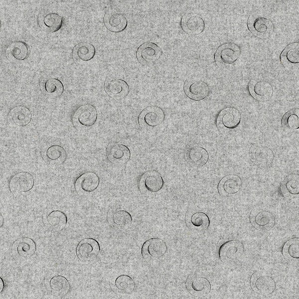 Schumacher Fabric 55361 Curlicue Grey