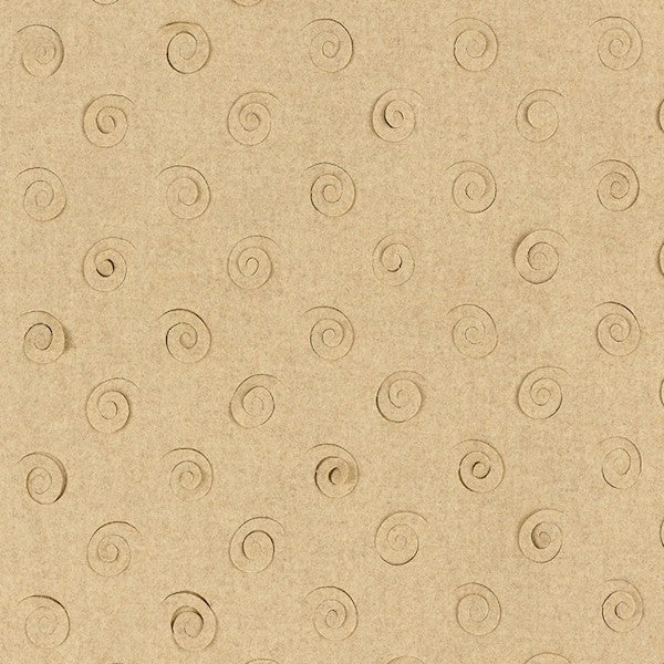 Schumacher Fabric 55362 Curlicue Camel