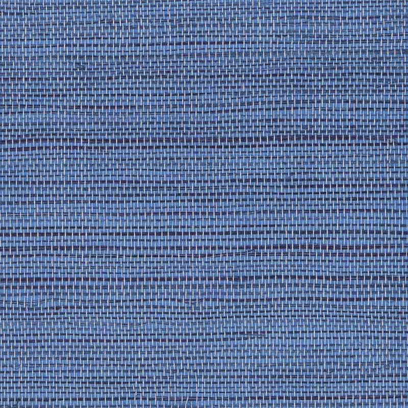Phillip Jeffries Wallpaper 5546 Soho Hemp II Blue Blossom