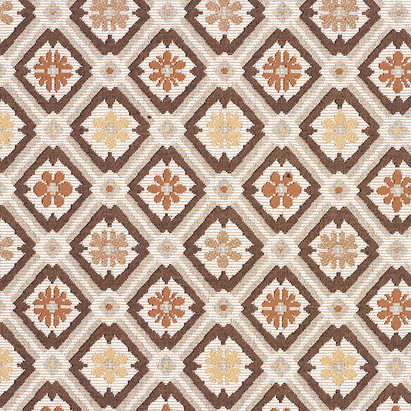 Schumacher Fabric 62494 Savonnerie Tapestry Brown