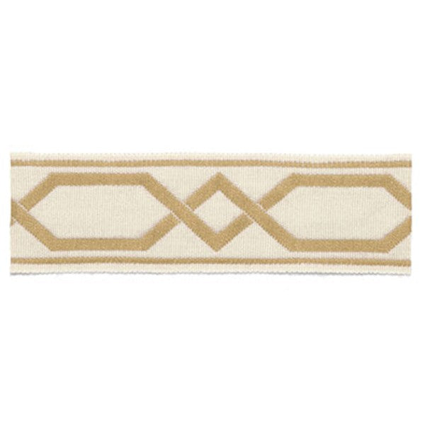 Schumacher Fabric Trim 63094 Saint Tropez Braid Sand