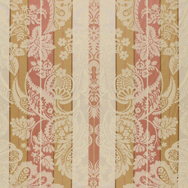 Schumacher Fabric 64392 Savannah Imberline Damask Rose Quartz