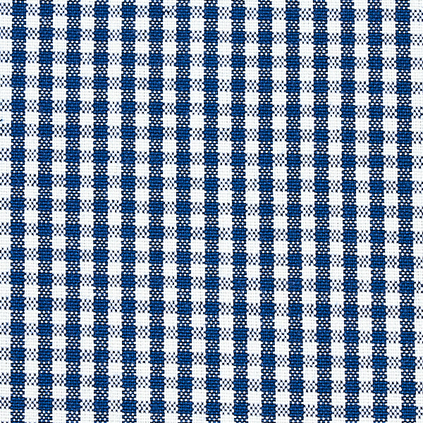 Schumacher Fabric 64628 Barnet Cotton Check Navy