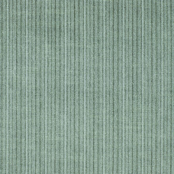 Schumacher Fabric 64718 Antique Strie Velvet Aqua