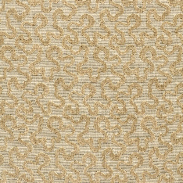 Schumacher Fabric 64764 Vermicelli Velvet Camel