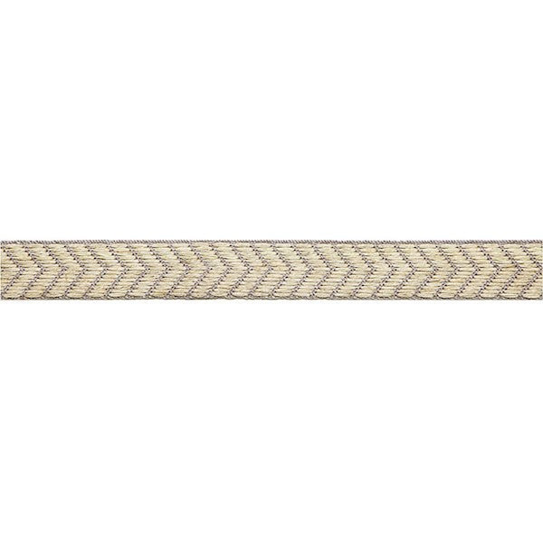 Schumacher Fabric Trim 65581 Francoise Linen Braid Greige