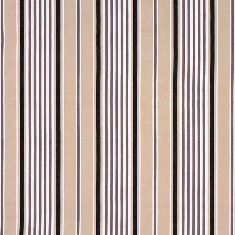 Schumacher Fabric 66015 Minzer Cotton Stripe Neutral