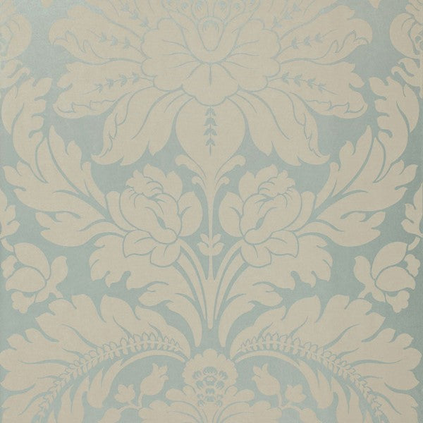 Schumacher Fabric 66561 Anvers Damask Azure