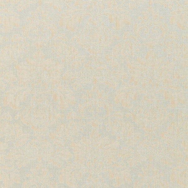 Schumacher Fabric 66622 Montisi Linen Damask Moonstone