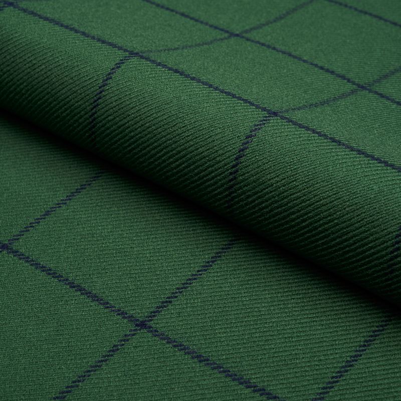 Schumacher Fabric 66776 Bancroft Wool Plaid Green
