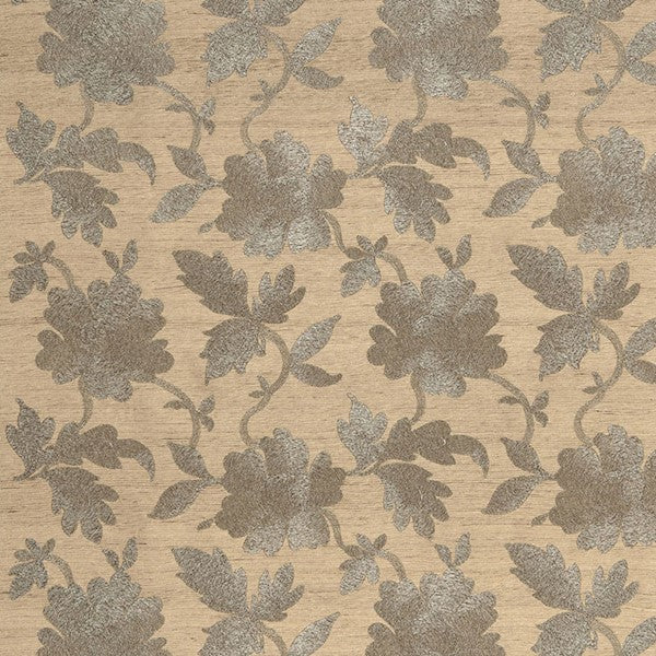 Schumacher Fabric 66850 Moon Garden Pewter