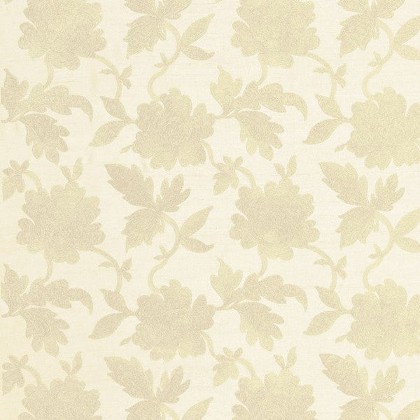 Schumacher Fabric 66851 Moon Garden Champagne