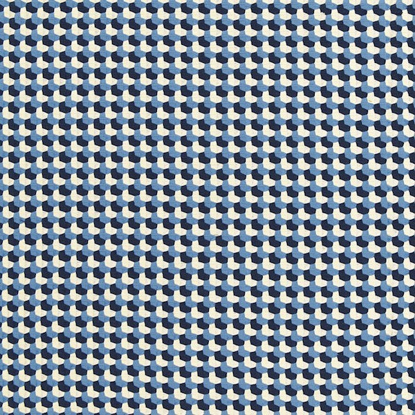 Schumacher Fabric 67101 Crosstown Weave Navy