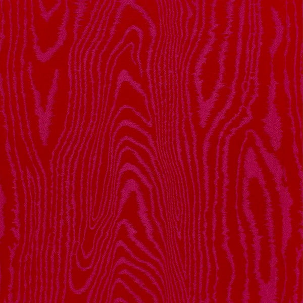 Schumacher Fabric 68833 Faux Bois Weave Rouge