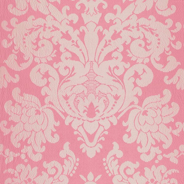 Schumacher Fabric 68882 Chateau Silk Damask Springtime