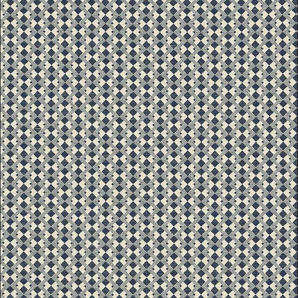 Schumacher Fabric 69873 Huxley Navy