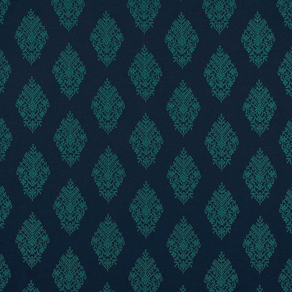 Schumacher Fabric 70223 Zinda Embroidery Aegean