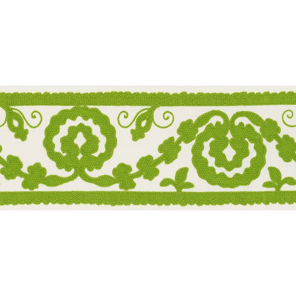 Schumacher Fabric Trim 70591 Ashbury Tape Leaf