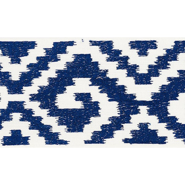 Schumacher Fabric Trim 70606 Fillmore Tape Blue