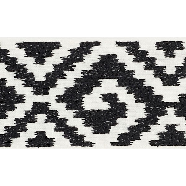 Schumacher Fabric Trim 70608 Fillmore Tape Black