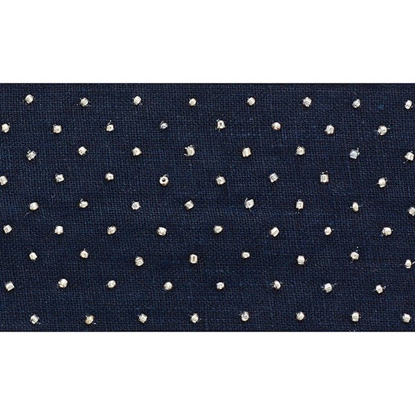 Schumacher Fabric Trim 70621 Northern Lights Tape Navy