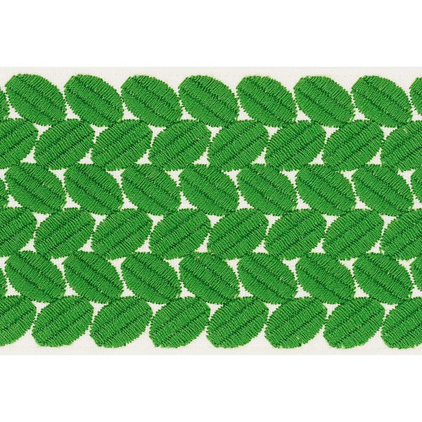 Schumacher Fabric Trim 70655 Berkeley Tape Leaf