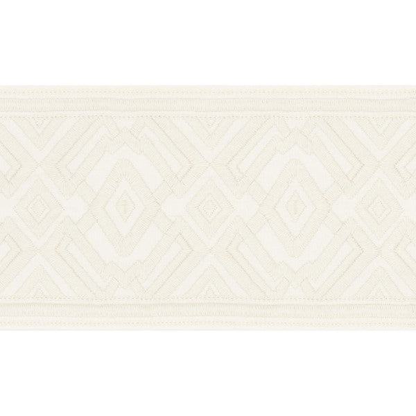 Schumacher Fabric Trim 70660 Avalon Tape Ivory