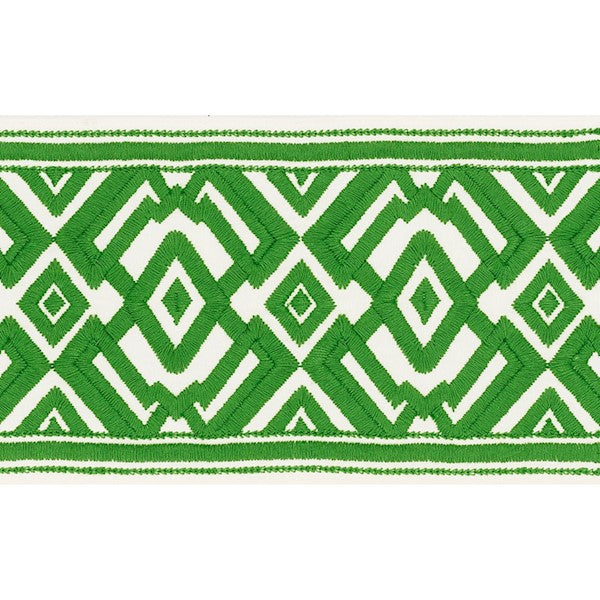 Schumacher Fabric Trim 70663 Avalon Tape Green