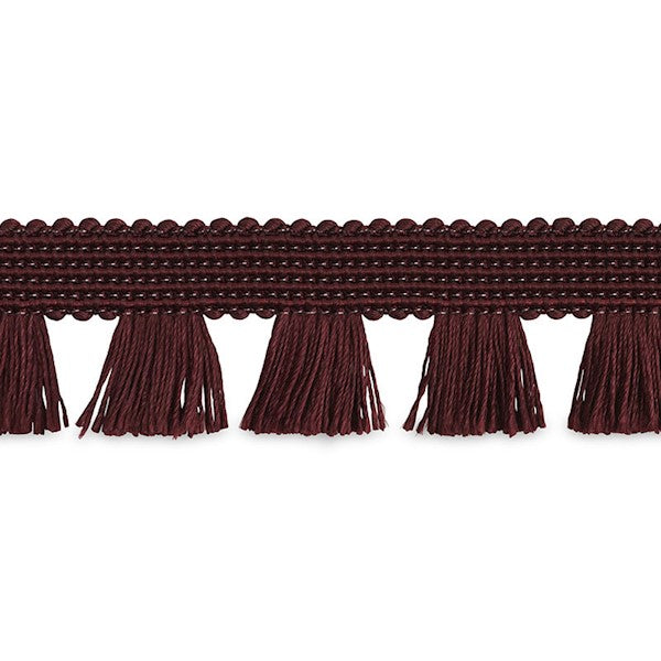 Schumacher Fabric Trim 70723 Bell Fringe Wine