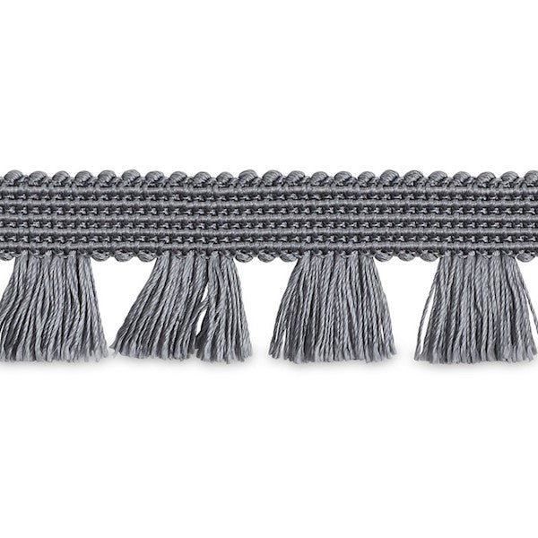 Schumacher Fabric Trim 70727 Bell Fringe Grey