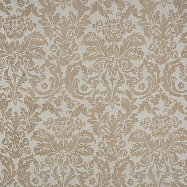 Schumacher Fabric 71110 Ansley Damask Stone