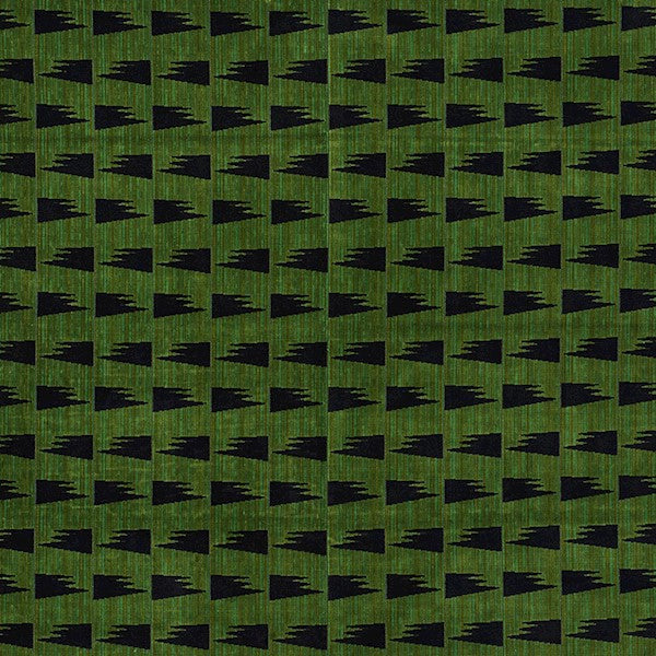Schumacher Fabric 71222 Tutsi Green